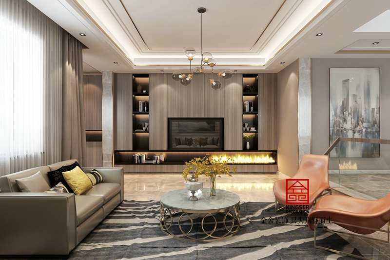 御湯墅300平米港式風格裝修效果圖