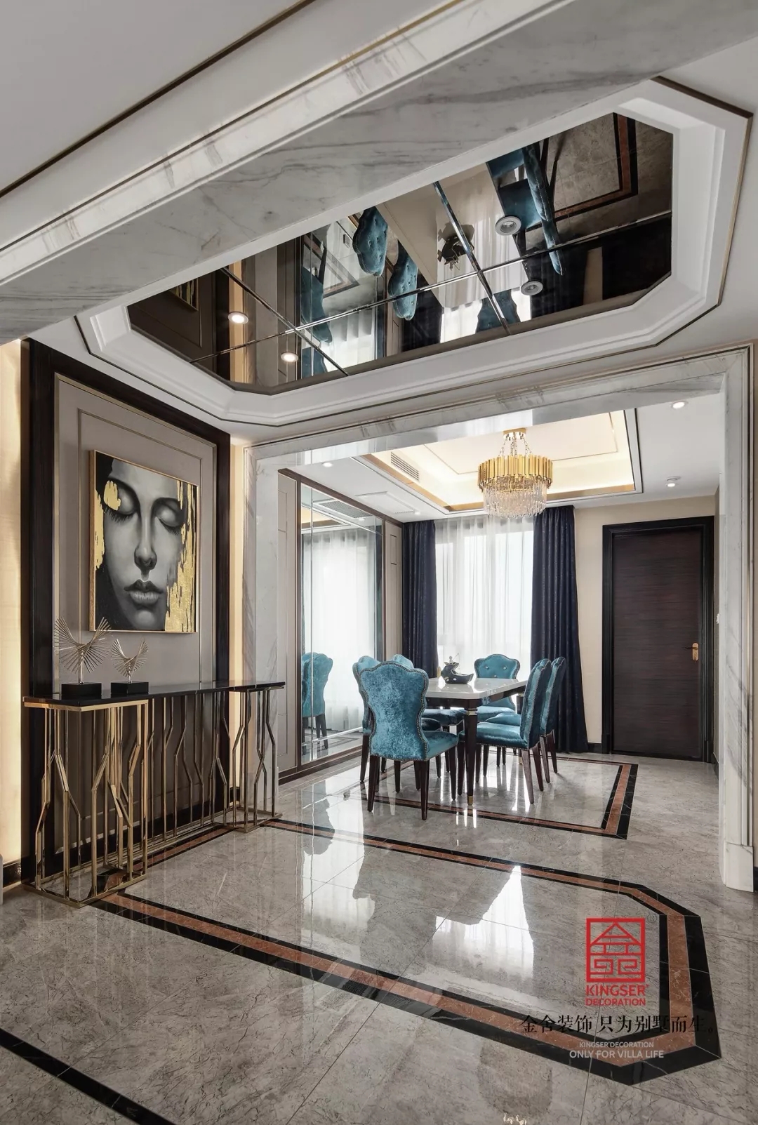 天山九峯165平米港式風(fēng)格裝修實景圖