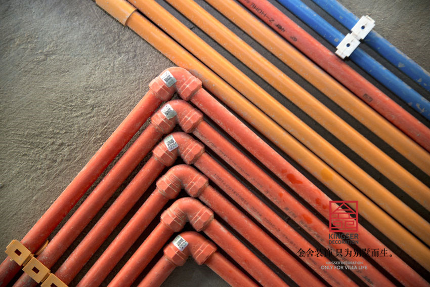 原河名墅裝修施工現場