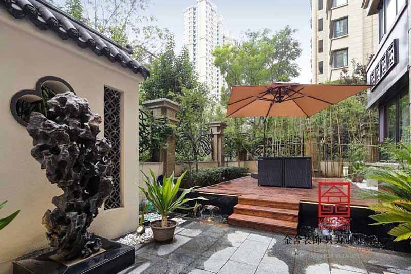 國賓壹號裝修實景-中式風格-庭院