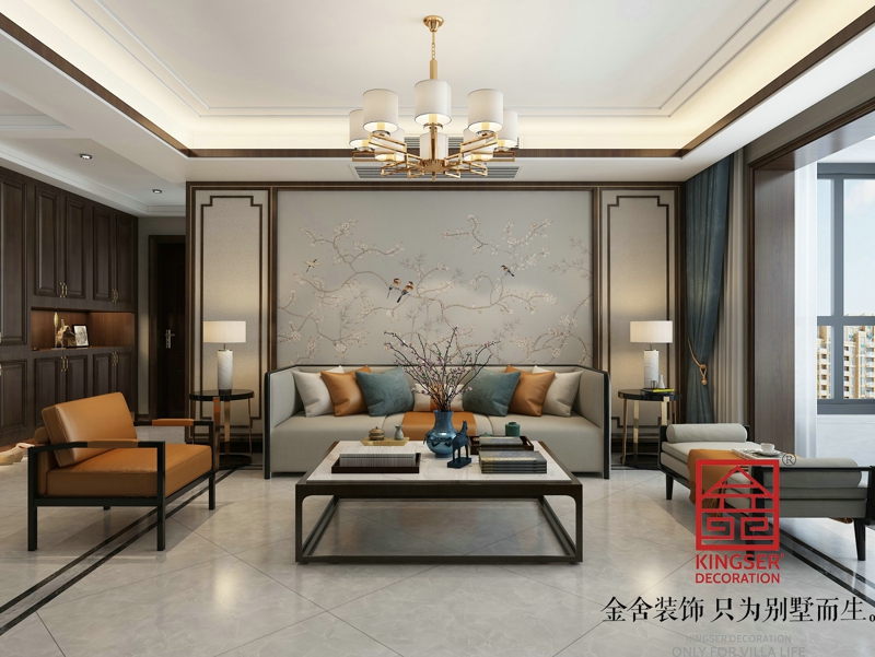 維多利亞135平米新中式風格裝修效果圖