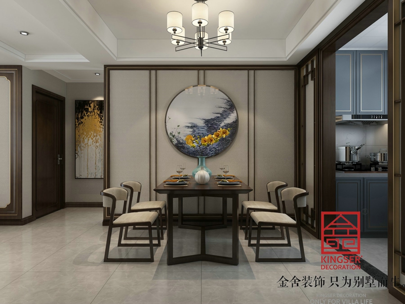 維多利亞135平米新中式風格裝修效果圖