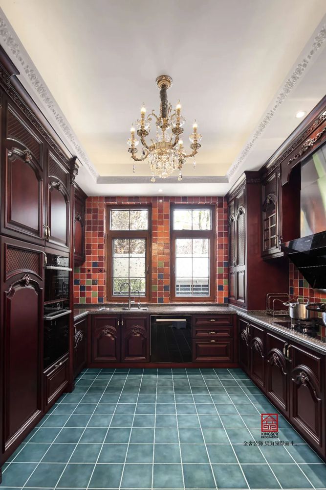 上山間400平米別墅美式風(fēng)格裝修實景