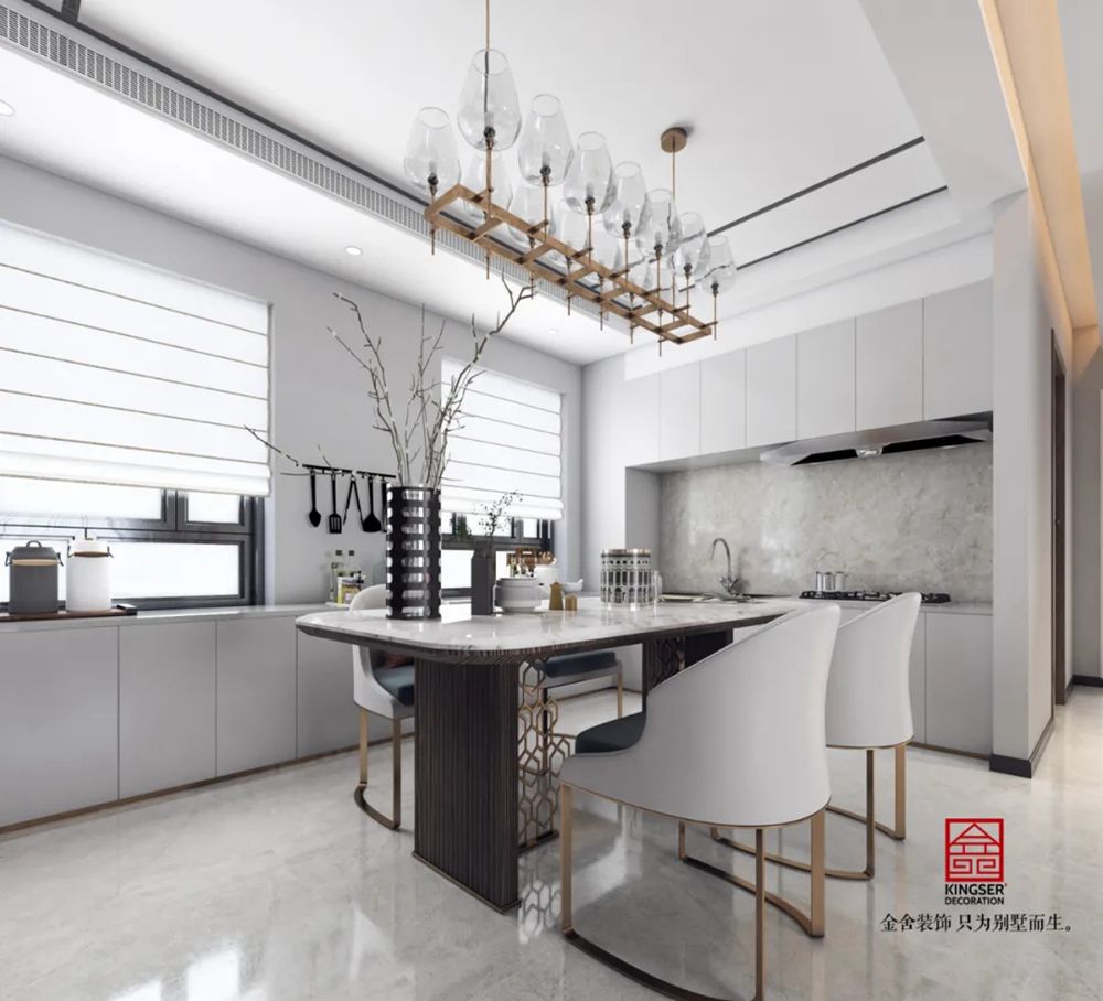 翰林甲第133平米裝修-現代簡約風格-餐廳