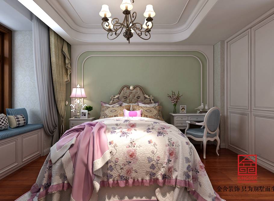 國賓壹號139平米歐式風格裝修效果圖