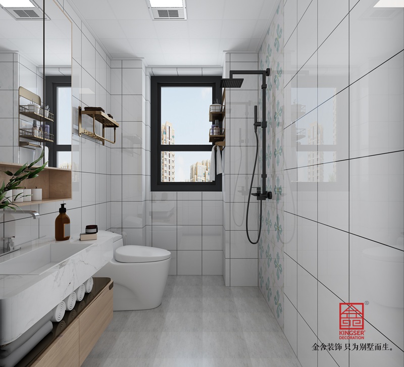 天山國賓壹號116平米北歐風格裝修效果圖