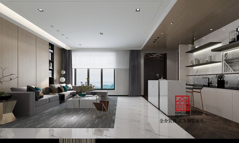 平頂山復式別墅裝修效果圖-客廳