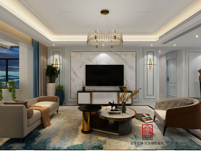 東南智匯城裝修案例170平米法式風格