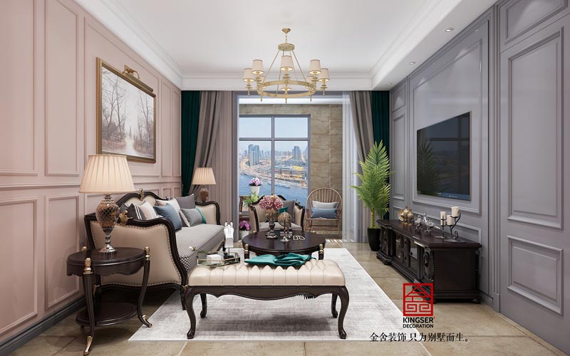 石家莊榮盛城裝修140平現代風格效果圖