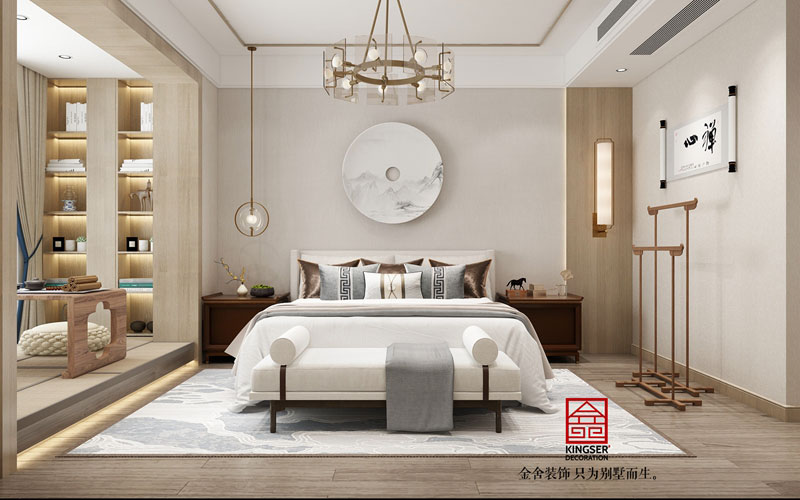 融創中心180平米新東方風格裝修效果圖