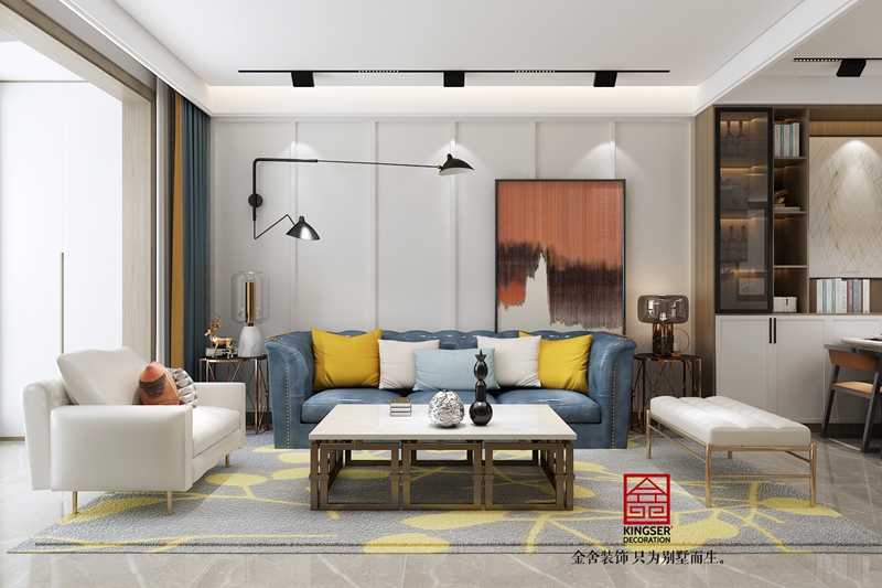 遠洋晟庭130現代風格裝修設計