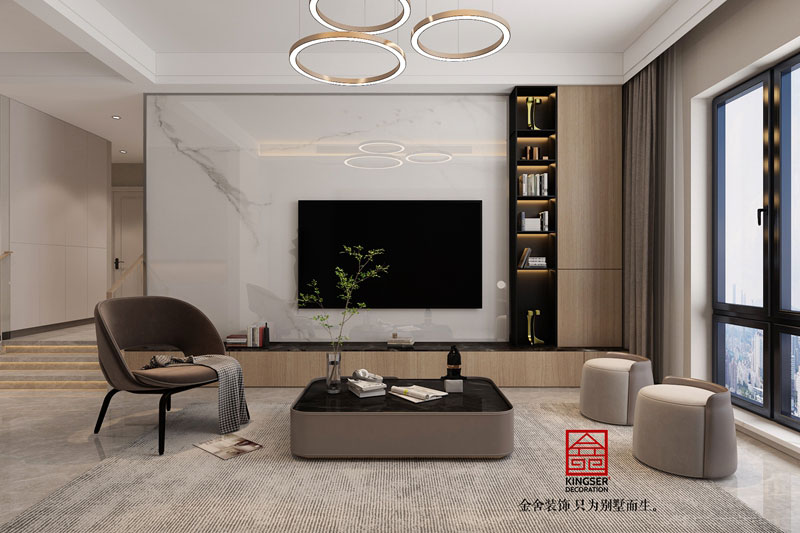 東方觀邸現代簡約風格裝修效果圖