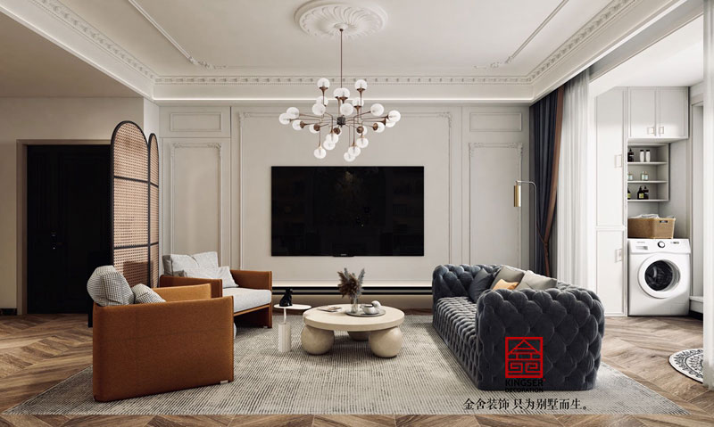 融創中心180㎡法式復古風格裝修