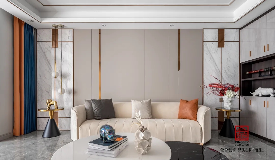 東南智匯城191㎡輕奢風格實景圖