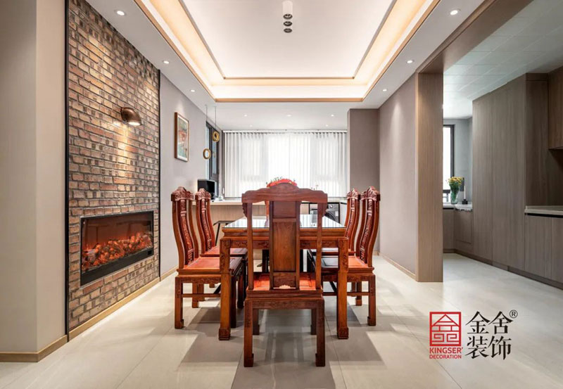 君悅府150㎡中式風格裝修實景