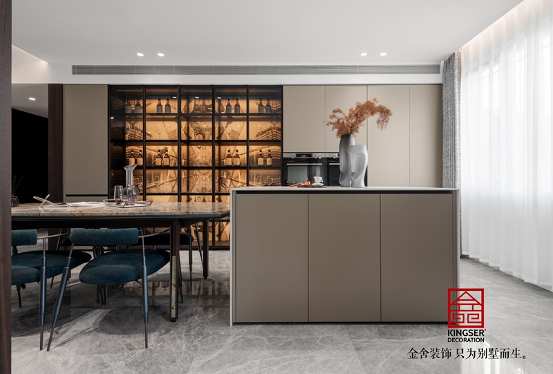 御河上院210㎡新中式風格裝修實景