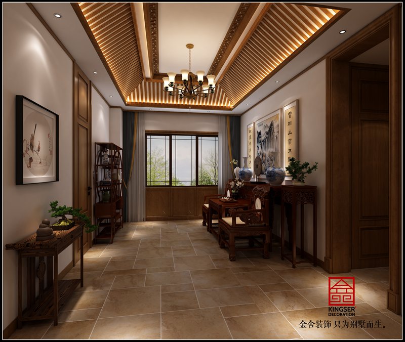 御河上院183平米中式風格裝修設計