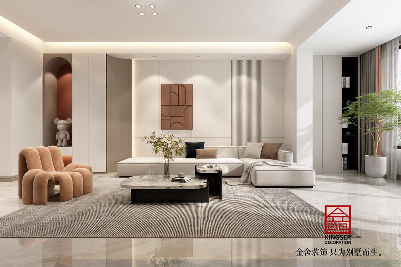 錦江府現(xiàn)代簡約風格裝修效果圖