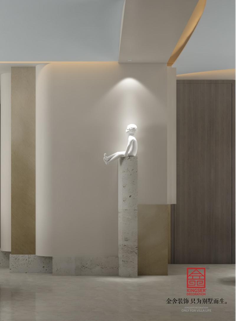 國赫天著180平現代風格裝修效果圖