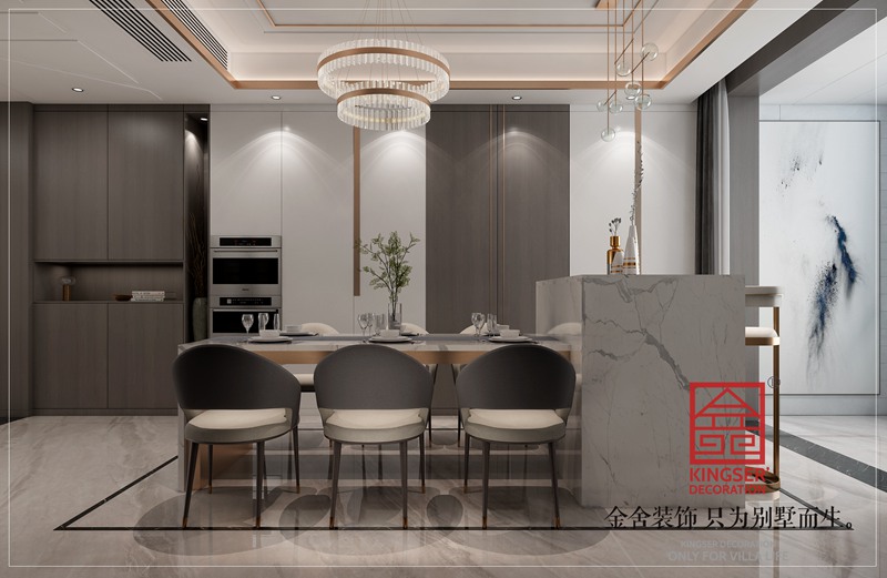 泰豐觀湖小區200平裝修設計效果圖