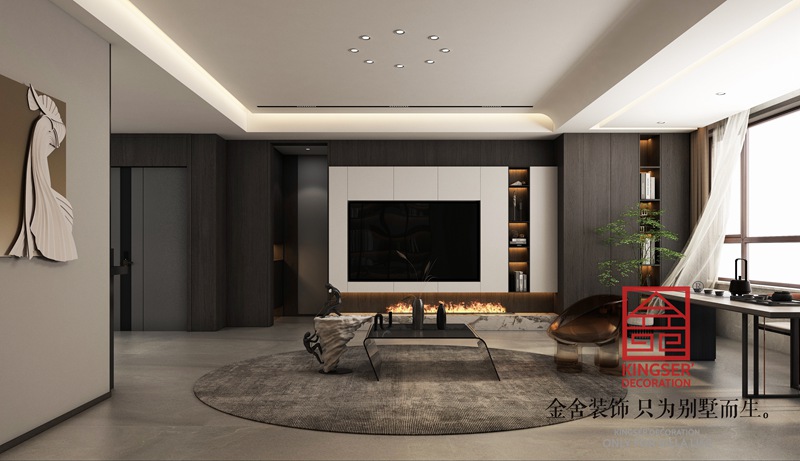 德賢華府190㎡現(xiàn)代風格裝修設計