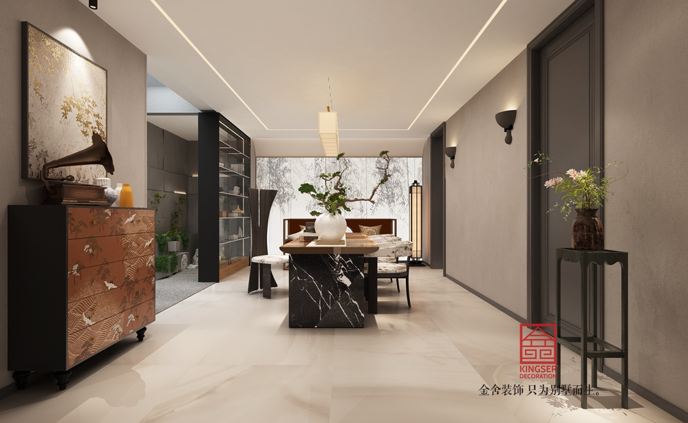 龍湖天奕350平米法式風格裝修-餐廳