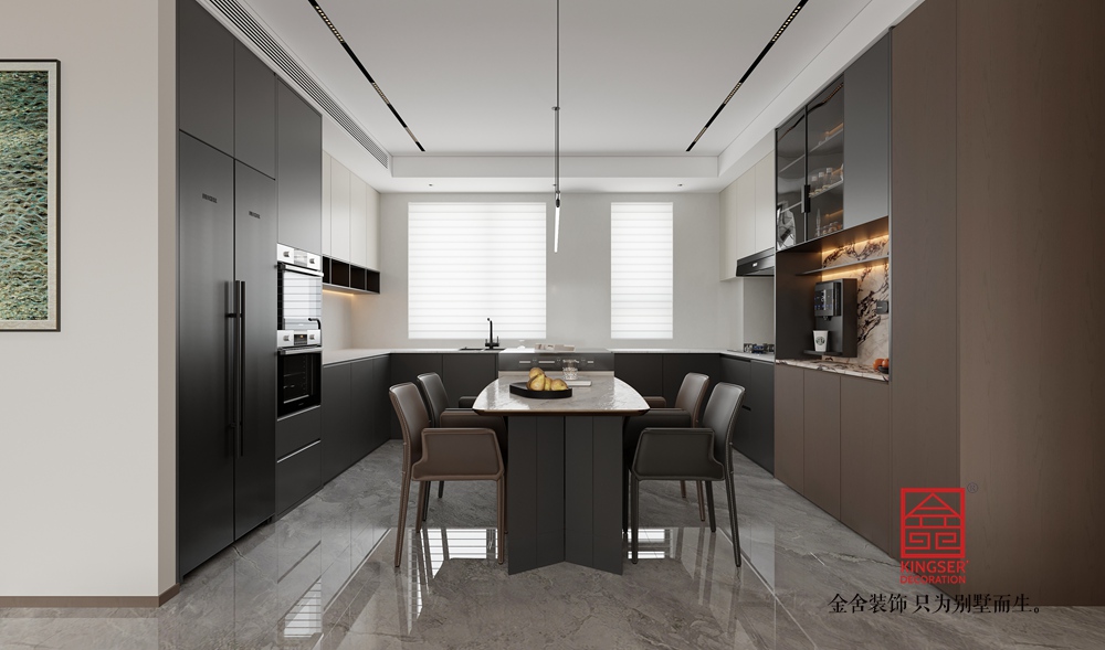 云和賦146平米現代簡約裝修-餐廳